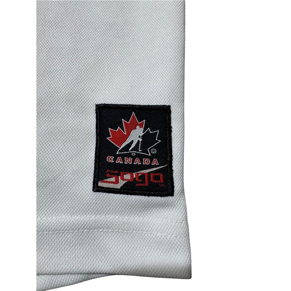 VTG Sogo Team Canada Ice Hockey Jersey Men's L White Red Original Embroidered - Picture 9 of 14